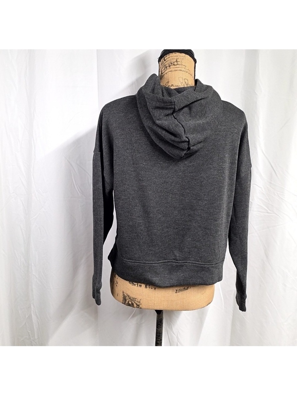 Rae Dunn Charcoal 'WINE TIME.' Hooded Sweatshirt - Picture 2 of 6